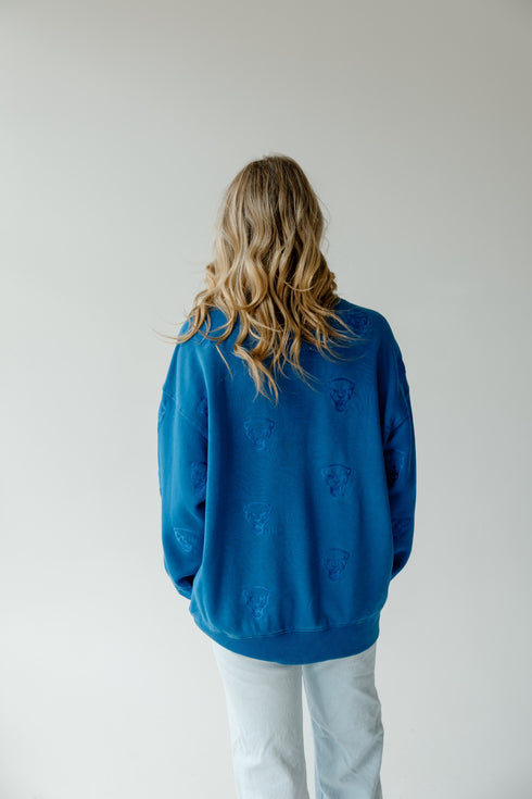 Pitt Ritter Repeat Lantern Sleeve Crew