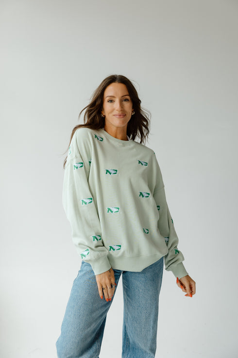 UND Ritter Repeat Lantern Sleeve Crew
