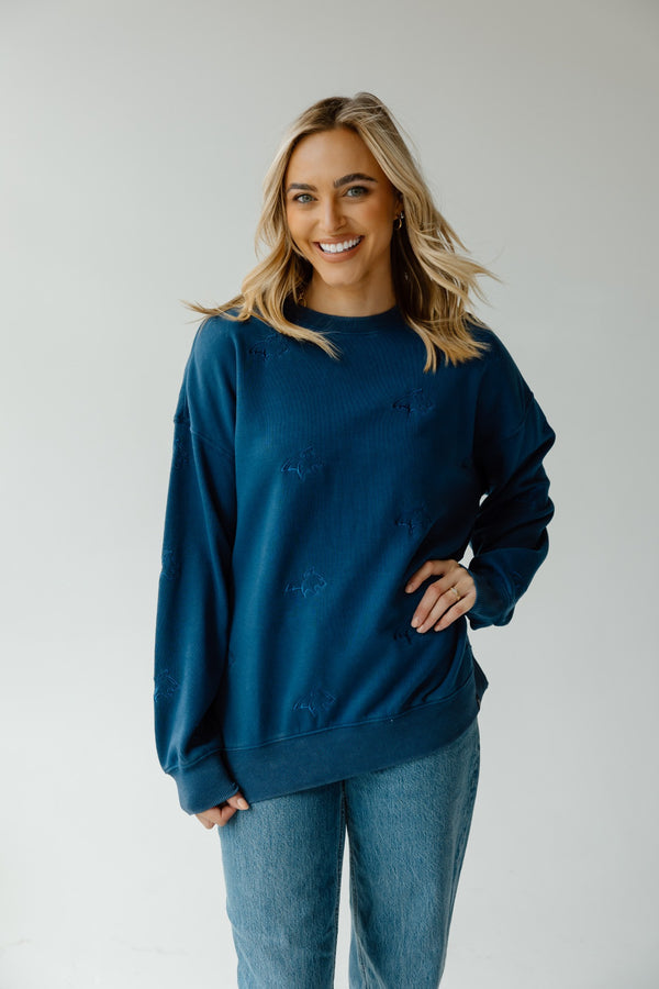 Montana State Ritter Repeat Lantern Sleeve Crew