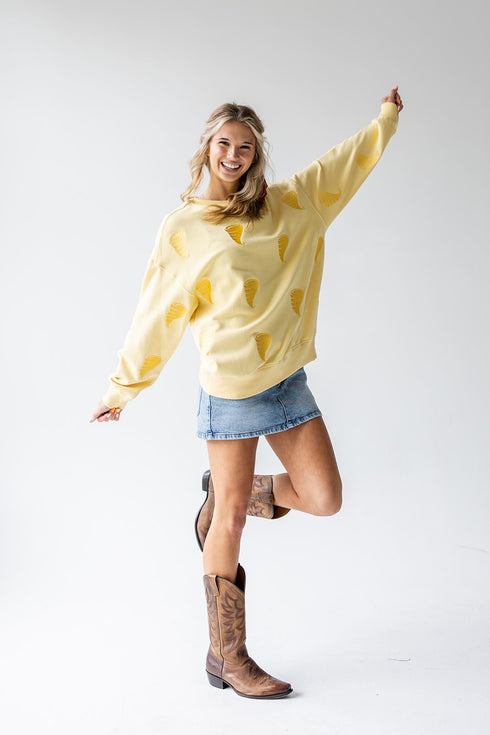 Iowa State Ritter Repeat Lantern Sleeve Crew