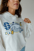 SD State Layer Patch Luxe Crop Hoodie