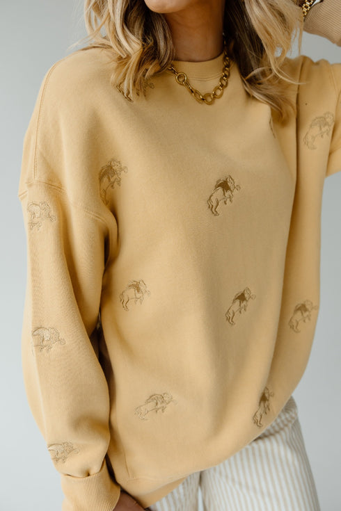 NDSU Ritter Repeat Lantern Sleeve Crew