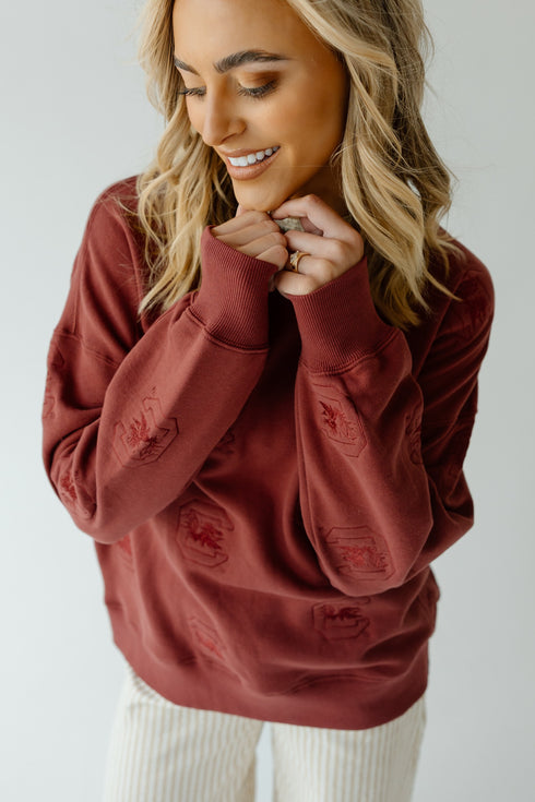 South Carolina Ritter Repeat Lantern Sleeve Crew