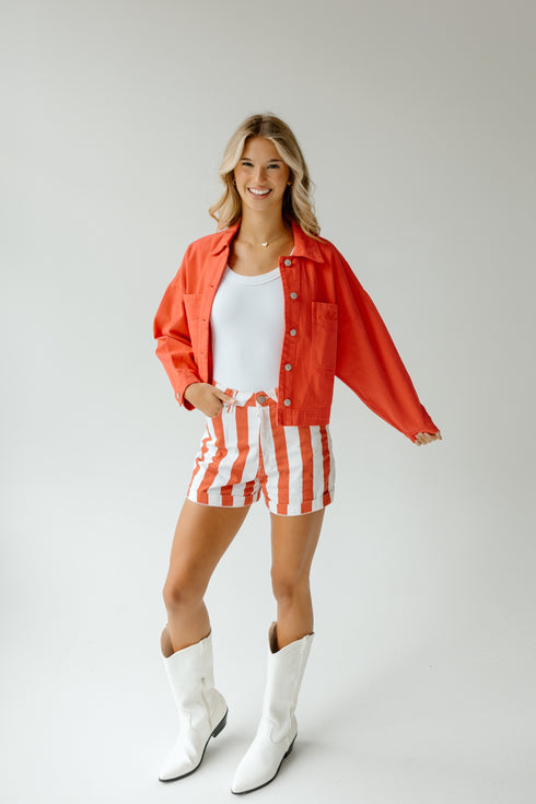 Nebraska Sanders Embroidery Canvas Twill Jacket