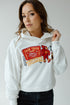 Iowa State Layer Patch Luxe Crop Hoodie