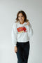 Iowa State Layer Patch Luxe Crop Hoodie