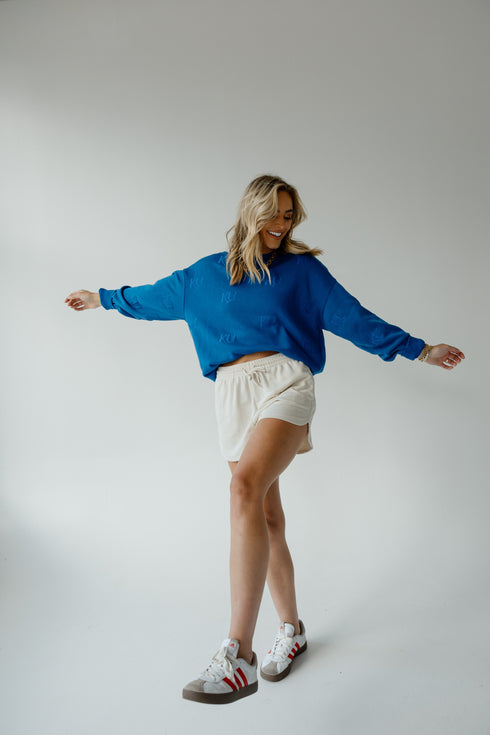 Kansas Ritter Repeat Lantern Sleeve Crew