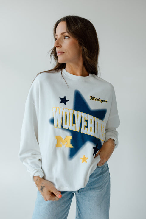 Michigan Aura Multimedia OS Fleece Crew