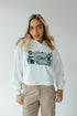 Michigan State Layer Patch Luxe Crop Hoodie