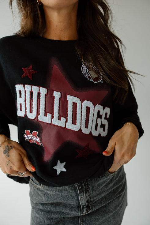 Mississippi State Aura Multimedia OS Fleece Crew