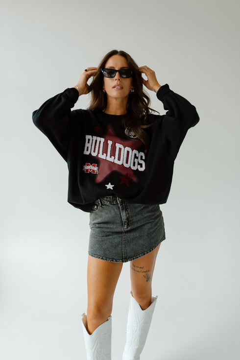 Mississippi State Aura Multimedia OS Fleece Crew