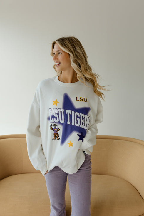 LSU Aura Multimedia OS Fleece Crew