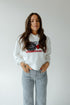 Arkansas Layer Patch Luxe Crop Hoodie