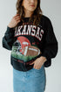 Arkansas Malone Multimedia OS Fleece Crew