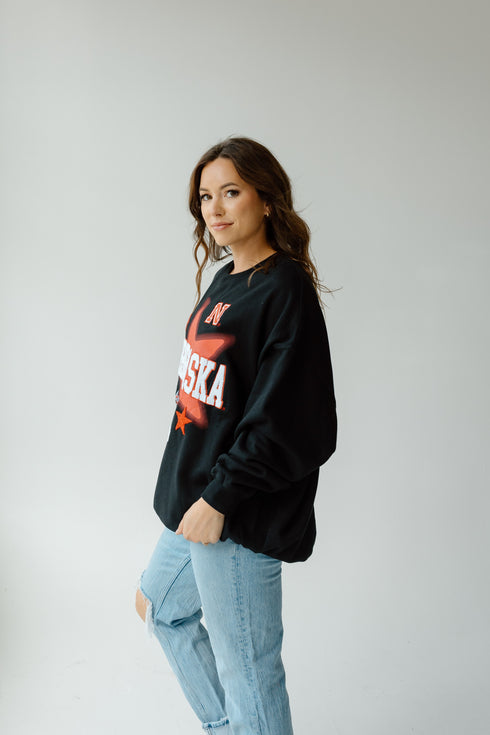 Nebraska Aura Multimedia OS Fleece Crew