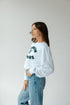 Hawaii Perkins Chenille Cropped Longsleeve