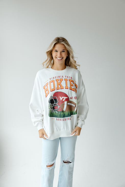 Virginia Tech Malone Multimedia OS Fleece Crew