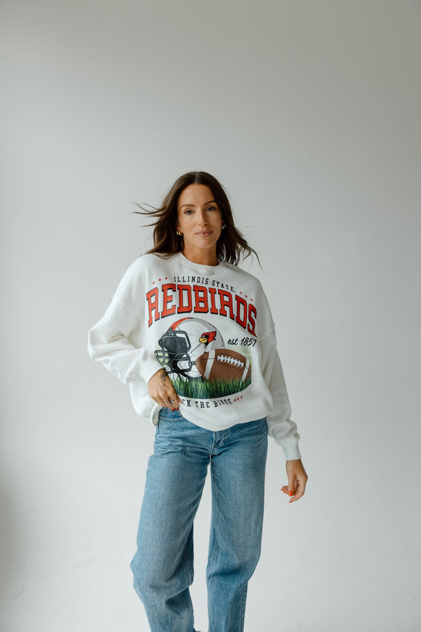 Illinois State Malone Multimedia OS Fleece Crew