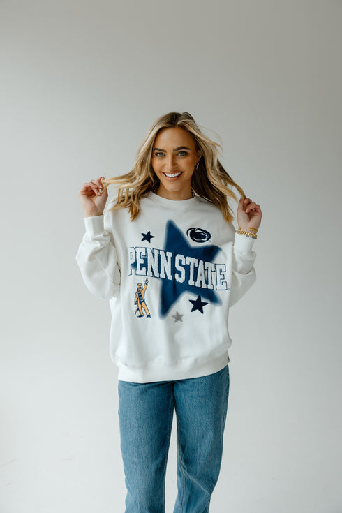 Penn State Aura Multimedia OS Fleece Crew