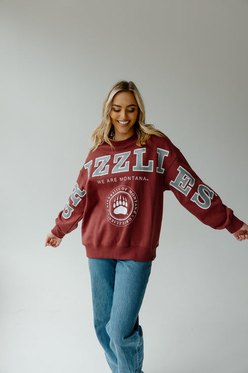 Montana Philly Split Lantern Sleeve Crew