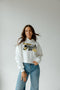 Appalachian State Layer Patch Luxe Crop Hoodie