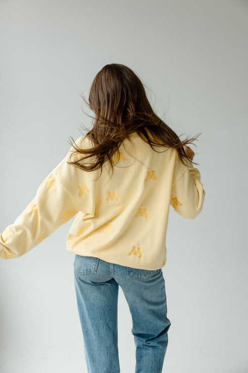 Minnesota Ritter Repeat Lantern Sleeve Crew