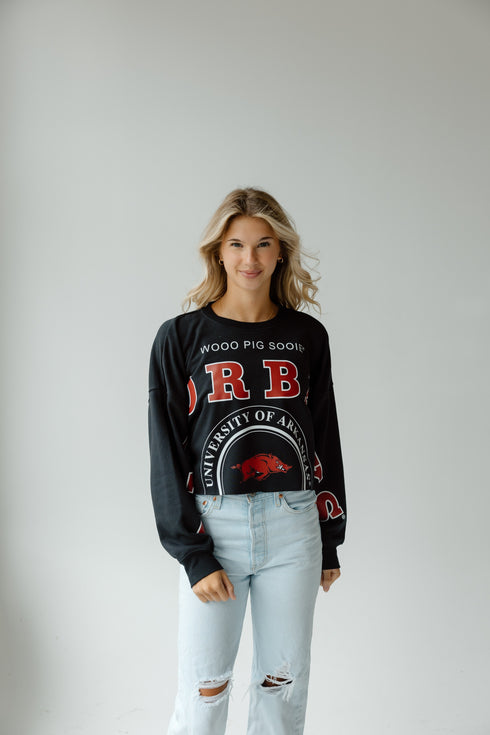Arkansas Phipps Split Sleeve Cropped Longsleeve