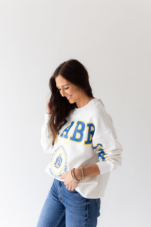 SD State Philly Split Lantern Sleeve Crew