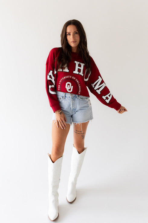 Oklahoma Phipps Split Cropped Longsleeve