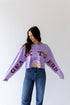 LSU Phipps Split Sleeve Cropped Longsleeve