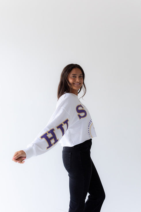 Washington Phipps Split Cropped Longsleeve