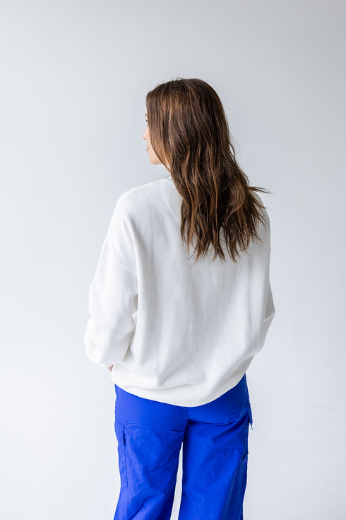 Florida Layer Patch Lantern Sleeve Crew