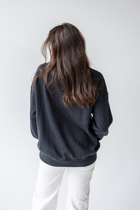 Kansas Philly Split Lantern Sleeve Crew