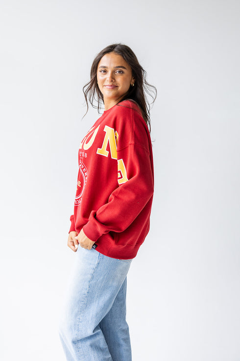 Iowa State Philly Split Lantern Sleeve Crew