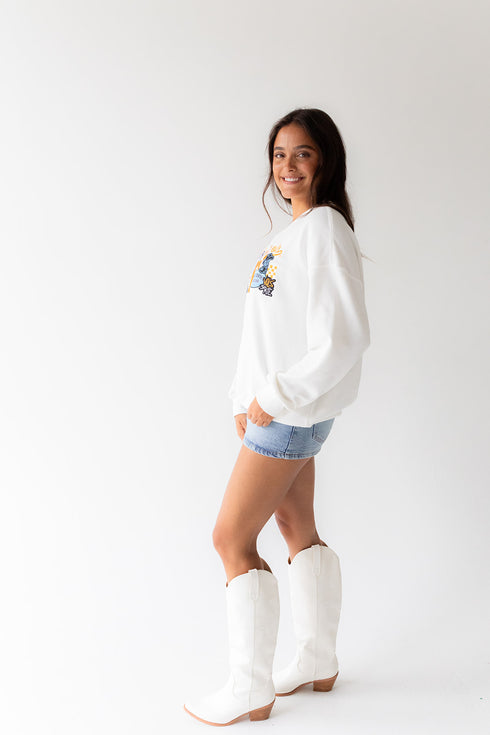 Tennessee Layer Patch Lantern Sleeve Crew