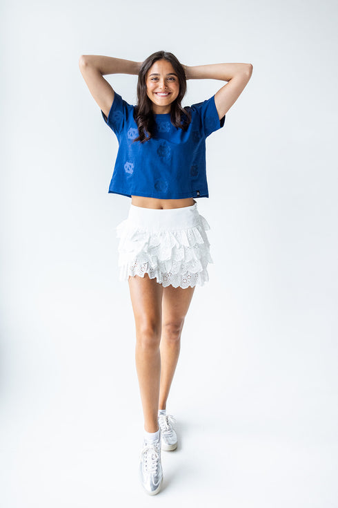 UNC Ritter Repeat Heavyweight Crop Tee