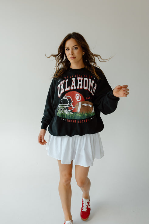 Oklahoma Malone Multimedia OS Fleece Crew