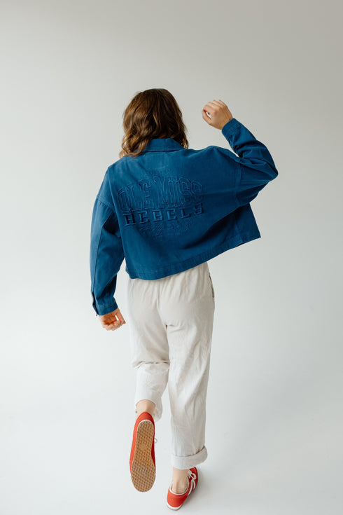 Ole Miss Sanders Embroidery Canvas Twill Jacket