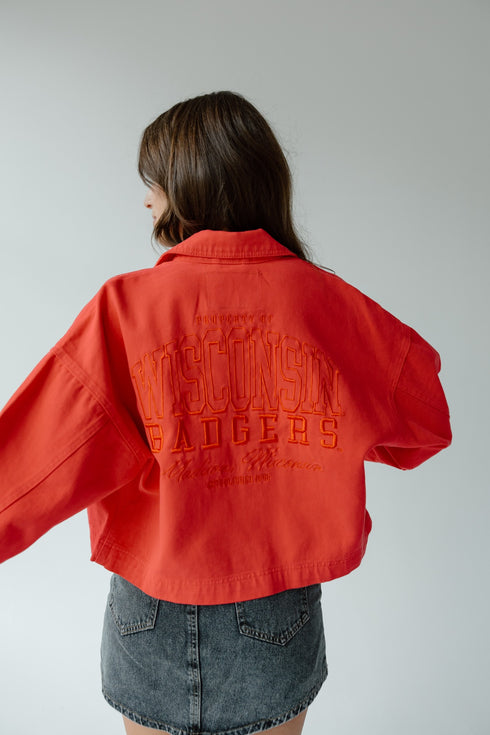 Wisconsin Sanders Embroidery Canvas Twill Jacket