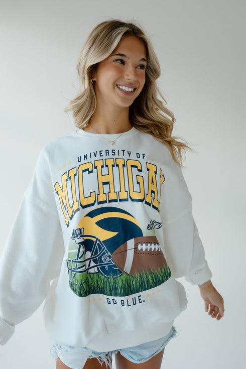 Michigan Malone Multimedia OS Fleece Crew