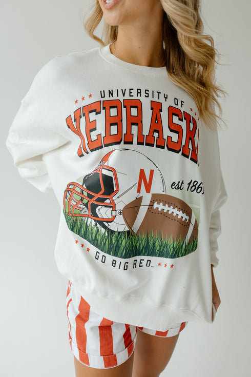 Nebraska Malone Multimedia OS Fleece Crew