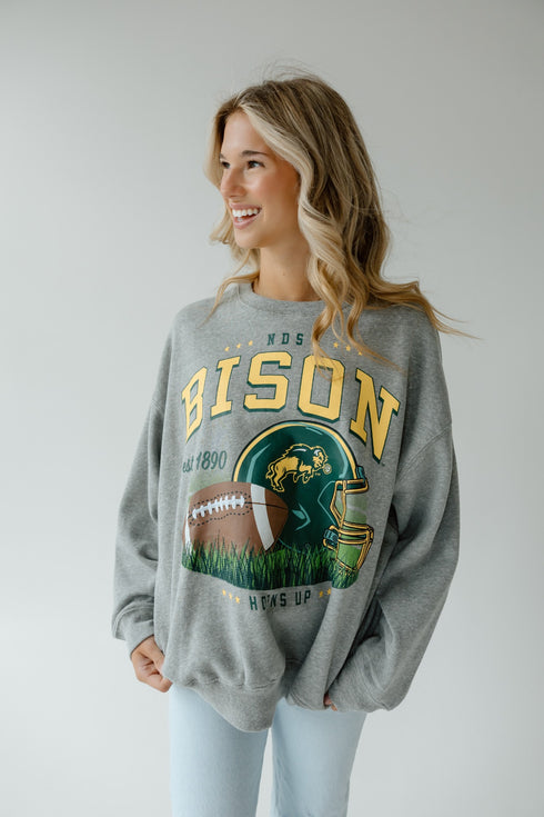 NDSU Malone Multimedia OS Fleece Crew