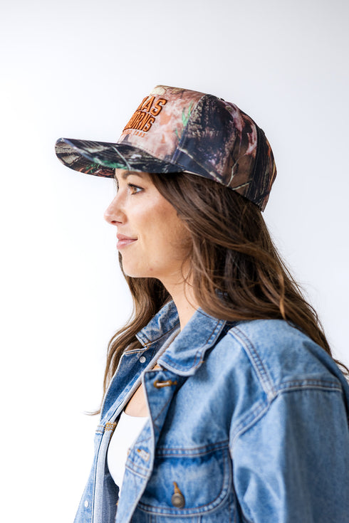 Texas Brando Camo Canvas Trucker Hat