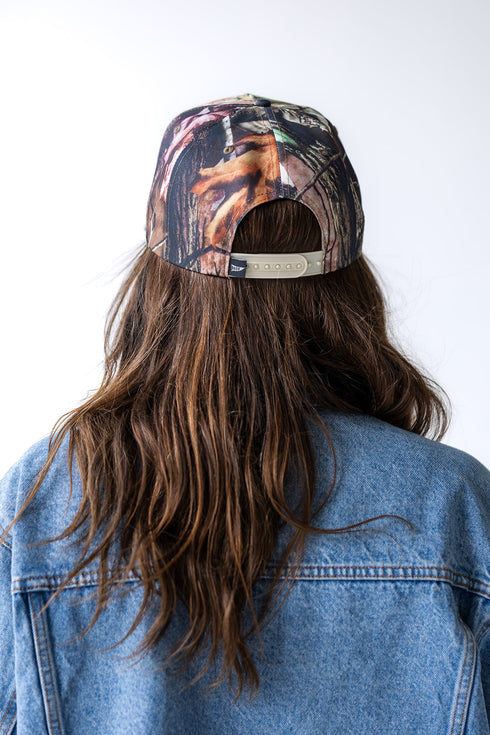 Texas Brando Camo 5 Panel Canvas Baseball Hat