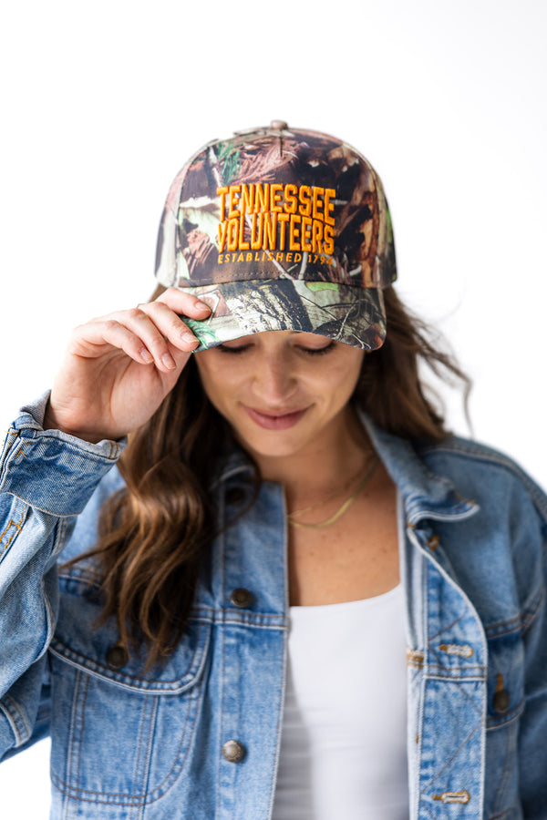 Tennessee Brando Camo Canvas Trucker Hat