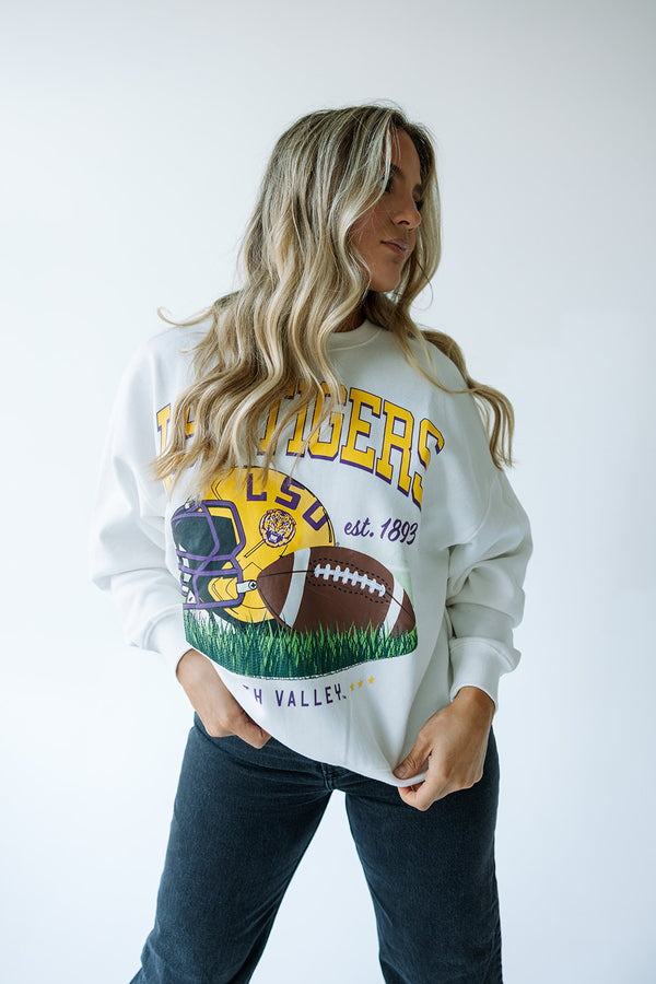 LSU Malone Multimedia OS Fleece Crew