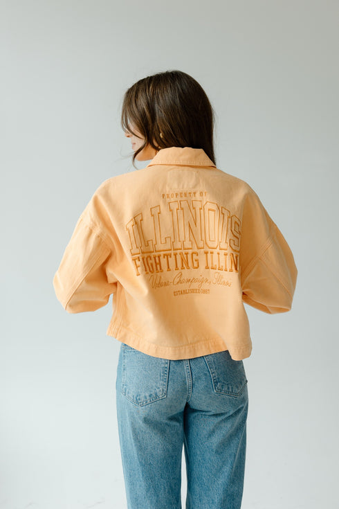 Illinois Sanders Embroidery Canvas Twill Jacket