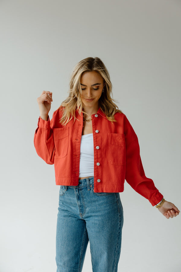 Indiana Sanders Embroidery Canvas Twill Jacket