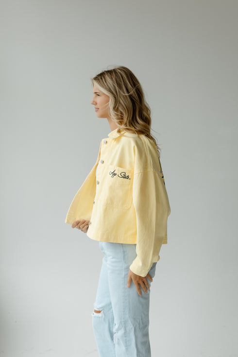 Appalachian State Sanders Embroidery Canvas Twill Jacket