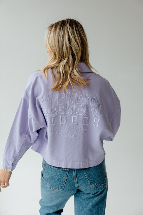 Clemson Sanders Embroidery Canvas Twill Jacket